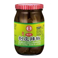 在飛比找momo購物網優惠-【金蘭食品】剝皮辣椒450g