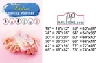 Ombre Nails 01 Window Decal Inside/Outside Adhesive Translucent Vinyl Vertical