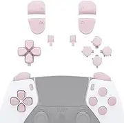 eXtremeRate Replacement Full Set Buttons Compatible with ps5 Edge Controller, Cherry Blossoms Pink D-pad Share Options Home Face Buttons R1 L1 R2 L2 Triggers Compatible with ps5 Edge Controller