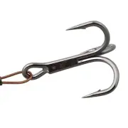 Premium Stainless Steel Pike Perch Bass Lure Fishing Stingers Treble Hooks