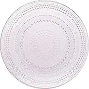 Fortessa Jupiter Glassware, 8" Salad Plate (Set of 4), Pink