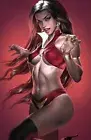 VAMPIRELLA VS SUPERPOWERS #1 JOSH BURNS 616 Virgin METAL Variant