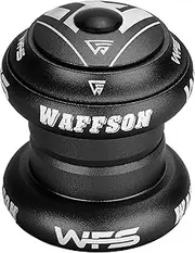 NV.58 1-1/8 inch CNC Threadless Headset with Top Cap, Matte Black, HS04ZQMBK