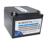 Invicta 12V 24Ah Lithium Battery with 4 Series Functionality