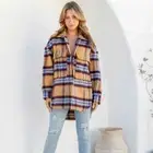 New Women's Coco Lux Shacket Caramel check by YH & Co Boho Fashion Kenzie Tenzie