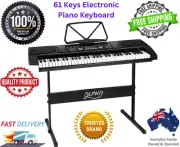 Alpha 61 Keys Electronic Piano Keyboard Digital Electric Stand Touch Beginner