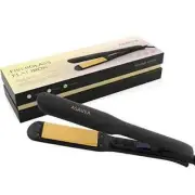 AsaVea Flat Iron Ceramic Tourmaline Ionic Hair Straightener, Fiberglass Technolo