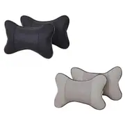 Car Seat Head Neck Rest Support Cushion Pad Headrest Bone Safety Pillows - 2x