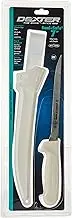 Dexter-Russell Sani-Safe Narrow Fillet Knife with Sheath, 18 cm, White