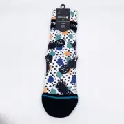 Stance Youth Kids Pineapple Polka Crew Socks Multicolor Size L 3-5.5