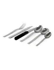 [Salt&Pepper] Monaco Cutlery Set With Steak Knife 40 Piece in Silver