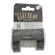 BeadSmith Hematite 26 Gauge Craft Wire Elements - 34 Yard Spool