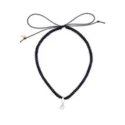 [Forte Forte] Forte Forte Diamenté Choker Necklace ONE SIZE BLACK/BLUE