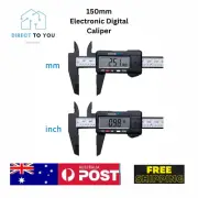 150mm-Electronic Digital Caliper ToolCarbon Fiber Dial Vernier Gauge Micrometer