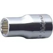 Koken AS2405A-11/32 1/4 In Sq. Dr. Socket 11/32 Inch 12 Point L-22mm Aerospace