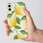Watercolor Lemon for iPhone 11 12 13 14 15 16 Mini Plus Pro Max Case