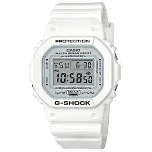 【CASIO 卡西歐】G-SHOCK 復刻 運動手錶_白色_DW-5600MW-7_42.8mm