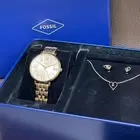 Fossil ES5252SET Jacqueline Date Rose Gold-Tone Stainless Steel Women Watch