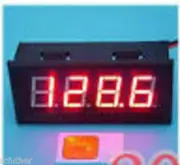 Red DC 200V LED Digital Volt Panel Meter Voltmeter 0.56 waterproof generic