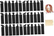 1 Set Animal Design Scratch Paper Bookmarks DIY Art Tags for Fun Rainbow Scratch Paintings for Crafting Reading Markers for Boys