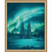 Northern Lights Kit & Frame Paint by Number Kit