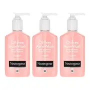 Neutrogena Oil-Free Pink Grapefruit Pore Cleansing Acne Wash and Daily Liquid Fa