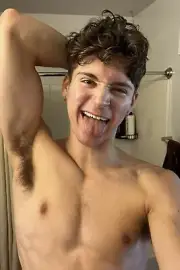 [Z089] Handsome Man Cute Male Model Showing Off Body Physique Art Photography