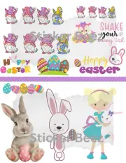 Shake Your Bunny Tail Collage Supplies For Scrapbook Junk Journal Card Making
