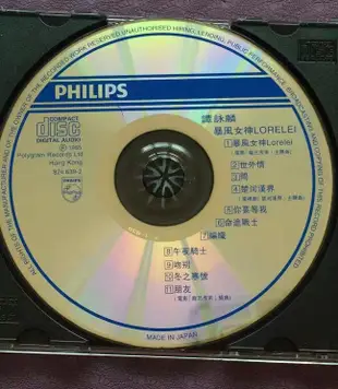 譚詠麟專輯CD   暴風女神 經典老歌CD唱片