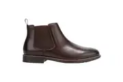 Hush Puppies Hanger Boots Mens Shoes Leather Cognac Burnish Boot
