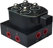 Air Ride Suspension Valve Block Solenoid Valve 12V 2 Port 200psi Direct Action for Car Truck
