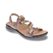 Revere Miami Adjustable Sandal - Bronze Snake