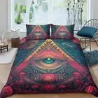 Comforter Cover Set The Eye of God Printed Bedspreads Boy Man Home Textiles25