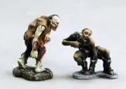 Reaper Miniatures Ronnie & Reggie, Zombies 2P 03601 Dark Heaven Unpainted Metal