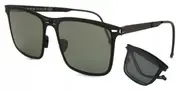 ROAV Galaxy 8203 Echo Folding Black Polarized 13.11 Men's Sunglasses Black Size 58