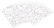 Labymos 70pas Eyelash Paper Patches Under Eye Pads Eyelash Exion Paper Patches Eye Lash Tips Sticker Make Up Tools