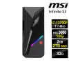 【MSI 微星】i7 RTX3080電腦(S3 13SI-641TW/ i7-13700F/32G/2TB SSD+2TB HDD/RTX3080-10G/W11P)