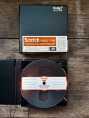 Vintage SCOTCH 455 Special High Density Recorder video tape -- 2pc NOS