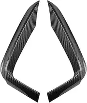 Pexorin Splitter, for BMW, F32 F33 F36 420i 425i 430i 440i M440i 2014-2020 Cover Guard Body Kit Sport Front Bumper Lip Spoiler Splitter Diffuser Lip Splitter(Carbon Look A) Car Spoiler Splitter(Black