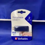 One box 4 packs Verbatim 2GB USB 2.0 Flash Drive