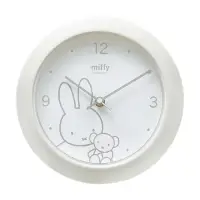 在飛比找博客來優惠-【日本正版授權】米飛兔 圓型掛鐘 滑動式秒針/指針時鐘/掛鐘