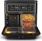 Multi Zone Air Fryer Oven | Convertible Dual 2X 5.5L Cooking Zone to Single 1...