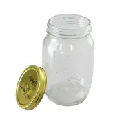 12x Large Preserve Jars 1 Litre Glass Jars Conserve Chutney Storage Jam Sauce
