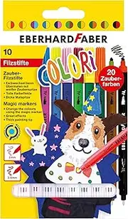 Eberhard Faber 551010 Magic Markers Pack of 10 Cardboard Case