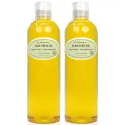 Premium 100% Pure Organic Cold Pressed Best Fresh Flax Seed Oil 2 oz up to 7 LB