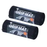2x Kitchen Drawer Liner Carpet Underlay 30x500cm 300Gsm Non-Slip Grip Mat Assort