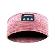 Catzon Sleep Headphones Bluetooth 5.0 Headband HD Stereo for Workout-Pink