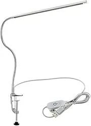 48Pcs Led Long Arm Desk Lamp Clip Mounted Office Led Desk Lamp Flexible USB Gooseneck Eye Protection Reading Light Study Work