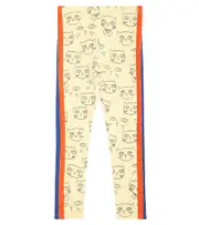 [Mini Rodini] Mini Rodini Cathlethes cotton-blend jersey leggings Y 6/7 yellow