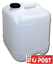 15 LT Water Storage Jerry Can Cube Container Plastic Drum Tank Camping Caravan